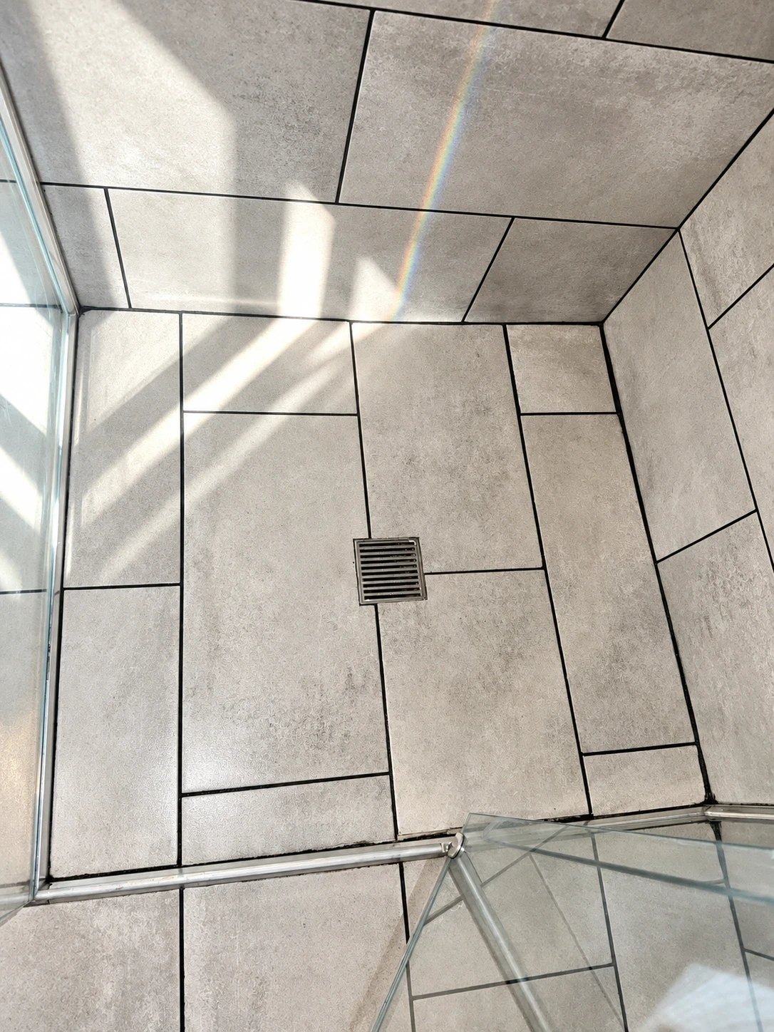 Shower after cleaning